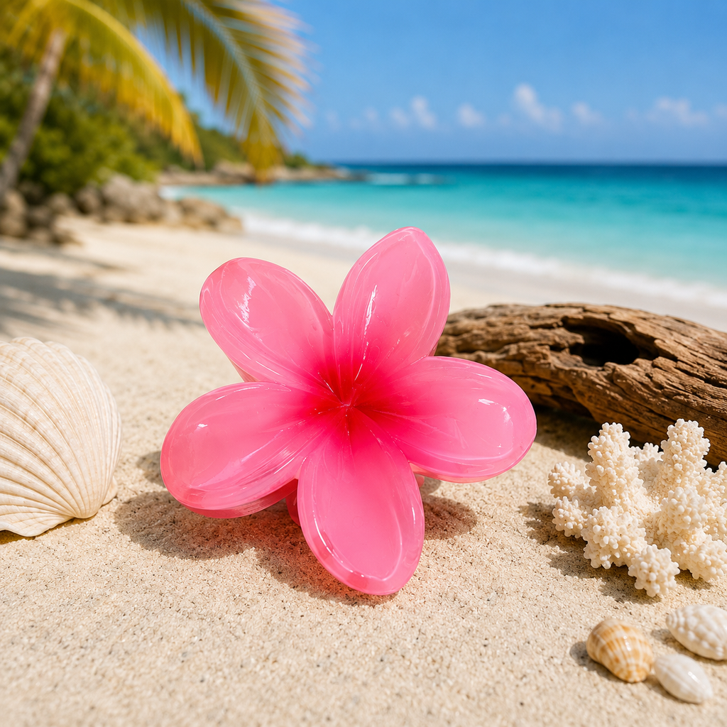 Bora Bora – Pince à cheveux fleur tropicale exotique – Karélia